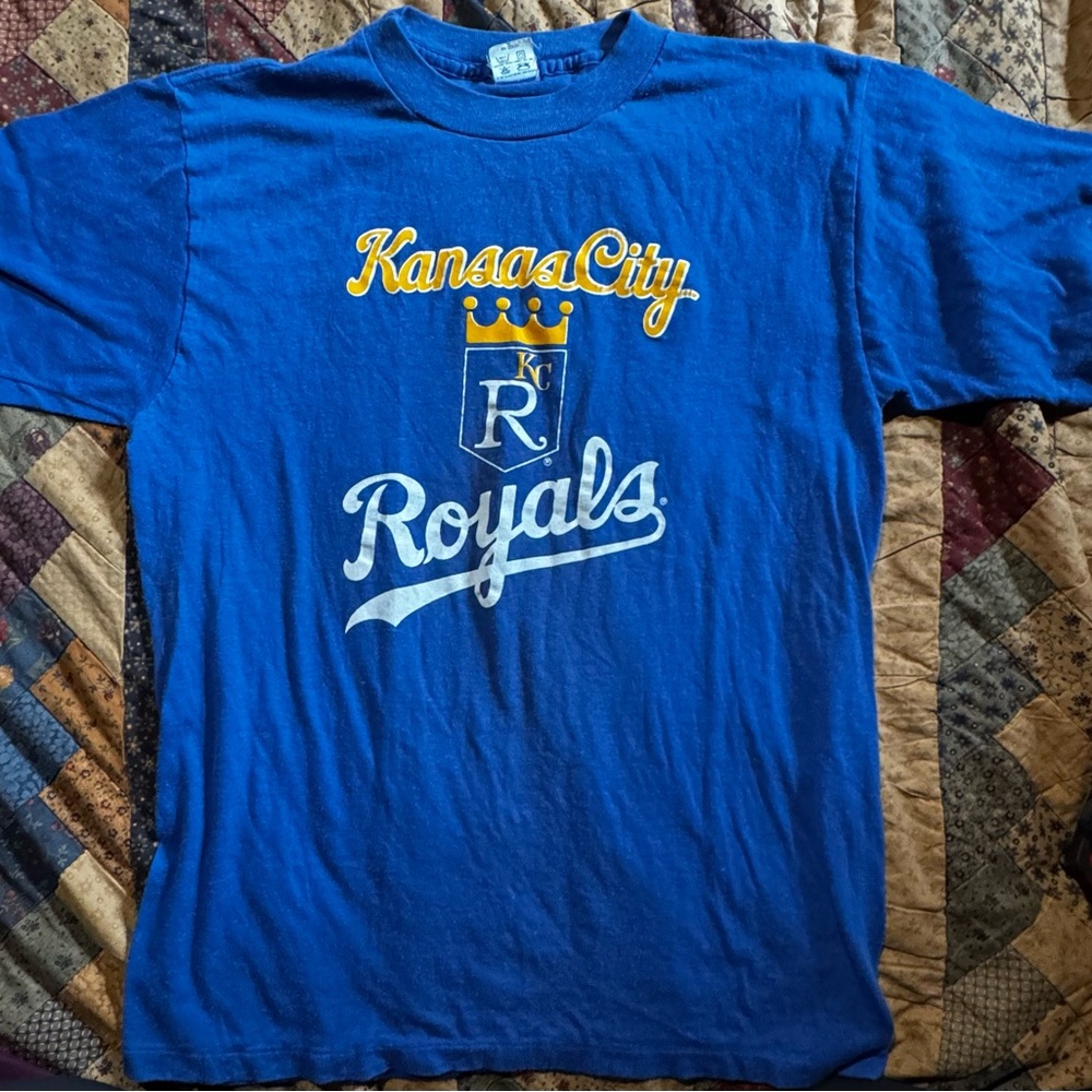 Kansas City Royals Blue T-Shirt by Artex Size L